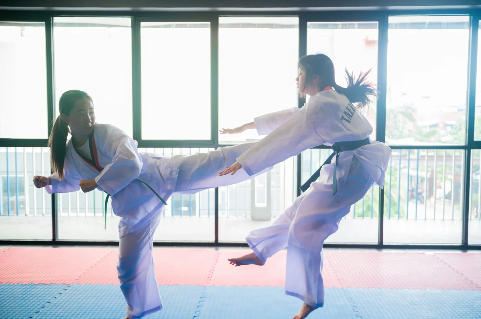 Taekwondo training at Grandmaster Lee's Taekwondo